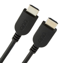 HDMI cable ends with black housings and metallic HDMI plugs