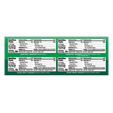 Baby food variety pack back panel with Nutrition Facts table and ingredients text