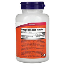 Niacin supplement bottle back label with Supplement Facts panel and ingredients table