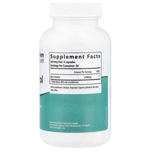 Myo-Inositol supplement capsules bottle, back Supplement Facts panel, white cap, teal base