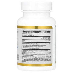California Gold Nutrition, Spirulina, Organic AstaBlue Complex Blend, 60 Tablets