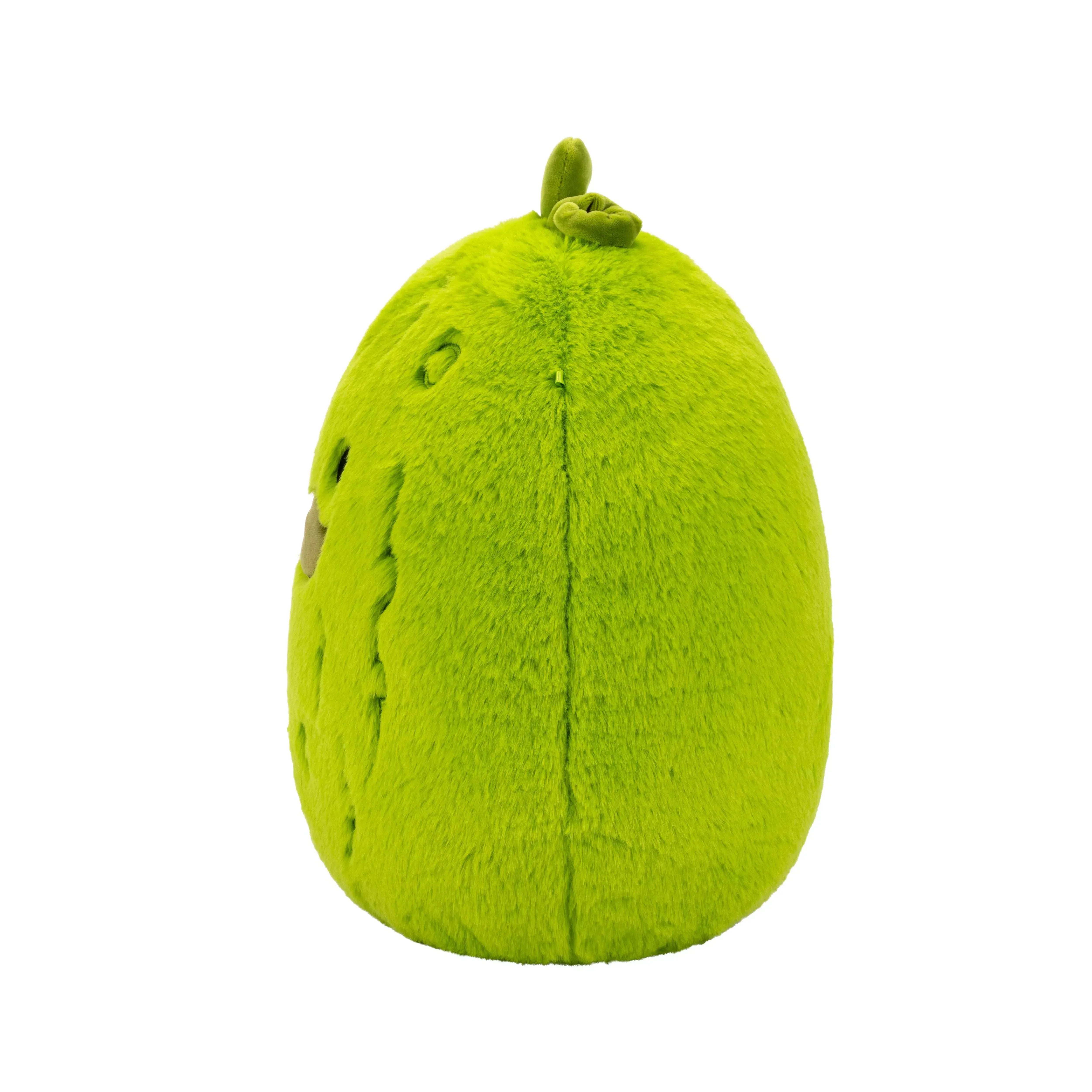 Squishmallows FuzzAMallow Official 16 inch Charles the Green Pickle with Mustache - Child's Ultra Soft Stuffed Plush Toy