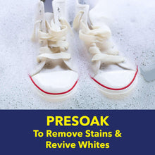 Presoak for removing stains and reviving whites on white sneakers