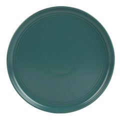 10 Strawberry Street Double Line 16 Piece Stoneware Dinnerware Set, Emerald Green