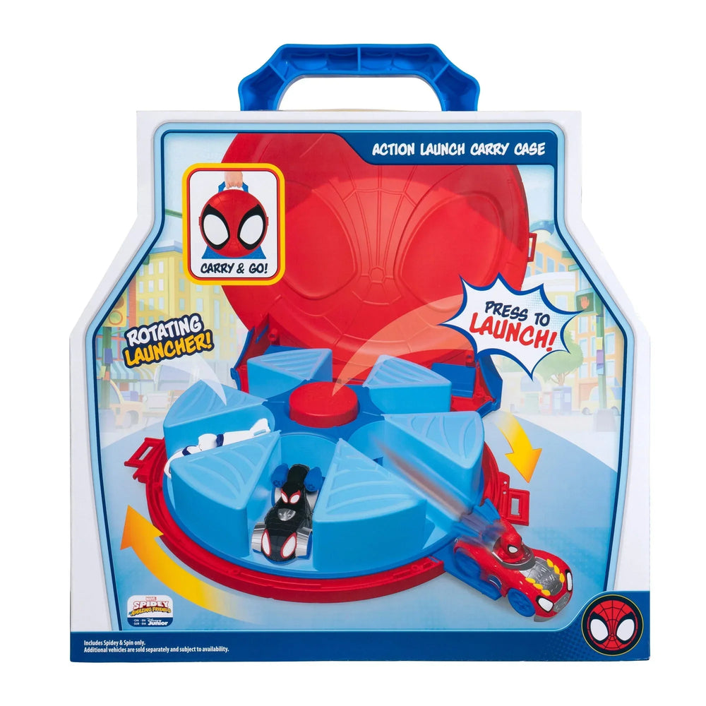 MARVEL Spidey and His Amazing Friends Action Launch Vehicle Carry Case Toddler Toy - USA MEGA SHOP