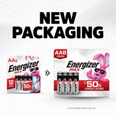 Energizer MAX AA Batteries (16 Pack), Double A Alkaline Batteries