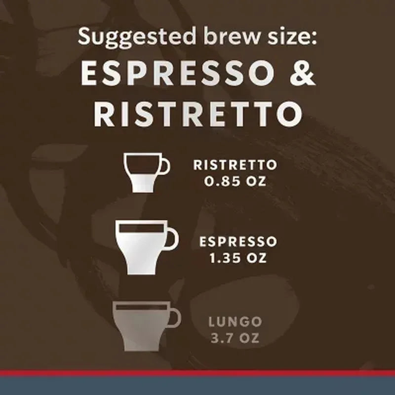 Starbucks by Nespresso Decaf Espresso Coffee Pods, Dark Roast (60 Ct.)