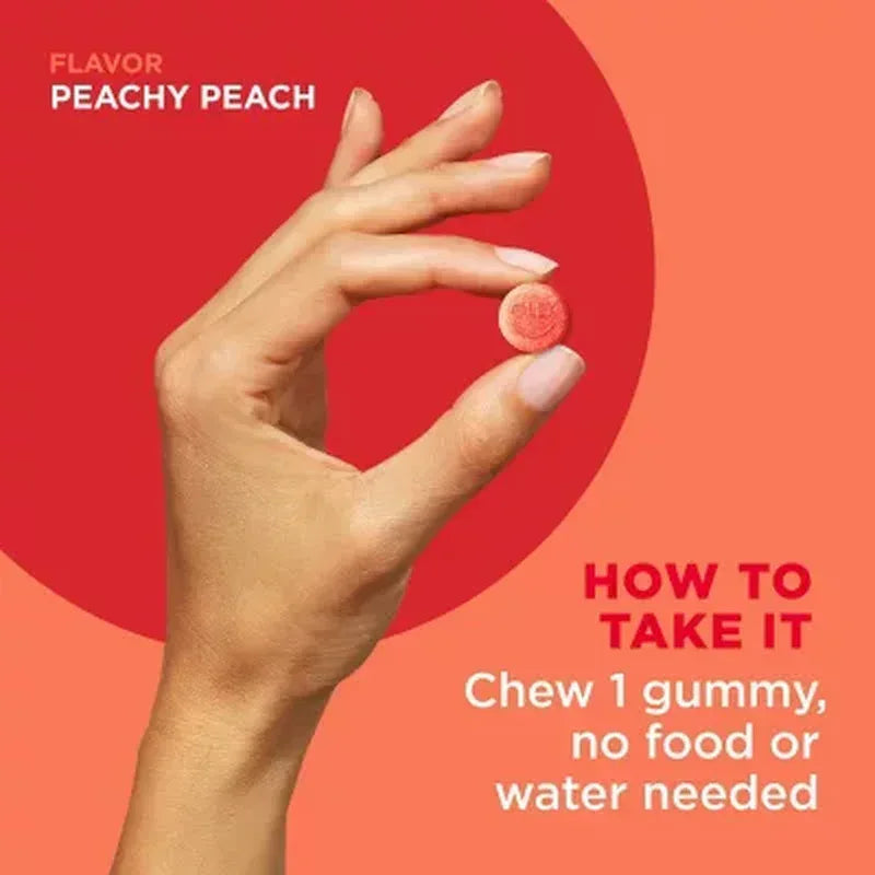 OLLY Adult Probiotic + Prebiotic Digestive Support Gummy, Peach (70 Ct.)