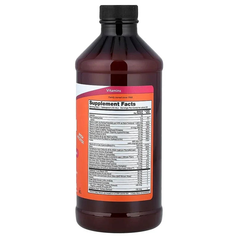 NOW Foods, Liquid Multi, Wild Berry, 16 fl oz (473 ml)