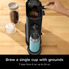 Ninja Single-Serve Pods & Grounds Hot and Iced Coffee Brewer with Rapid Cold Brew, PB045