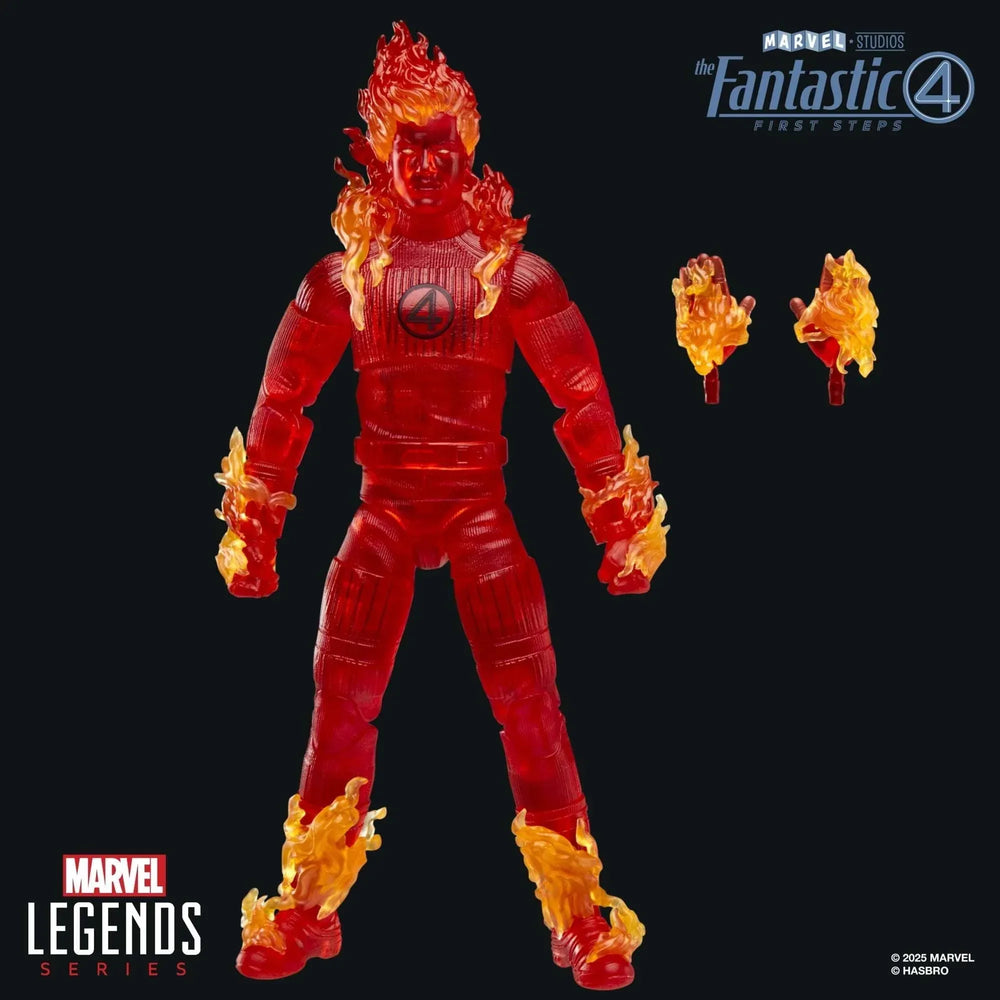 Marvel Legends Series Human Torch, The Fantastic Four: First Steps 6" Action Figure - USA MEGA SHOP