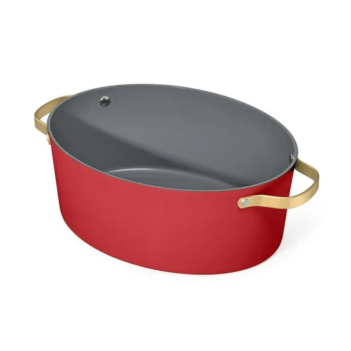Beautiful 10-in-1 , 6 Qt Electric Multi-Cooker, Tomato Red by Drew Barrymore - USA MEGA SHOP