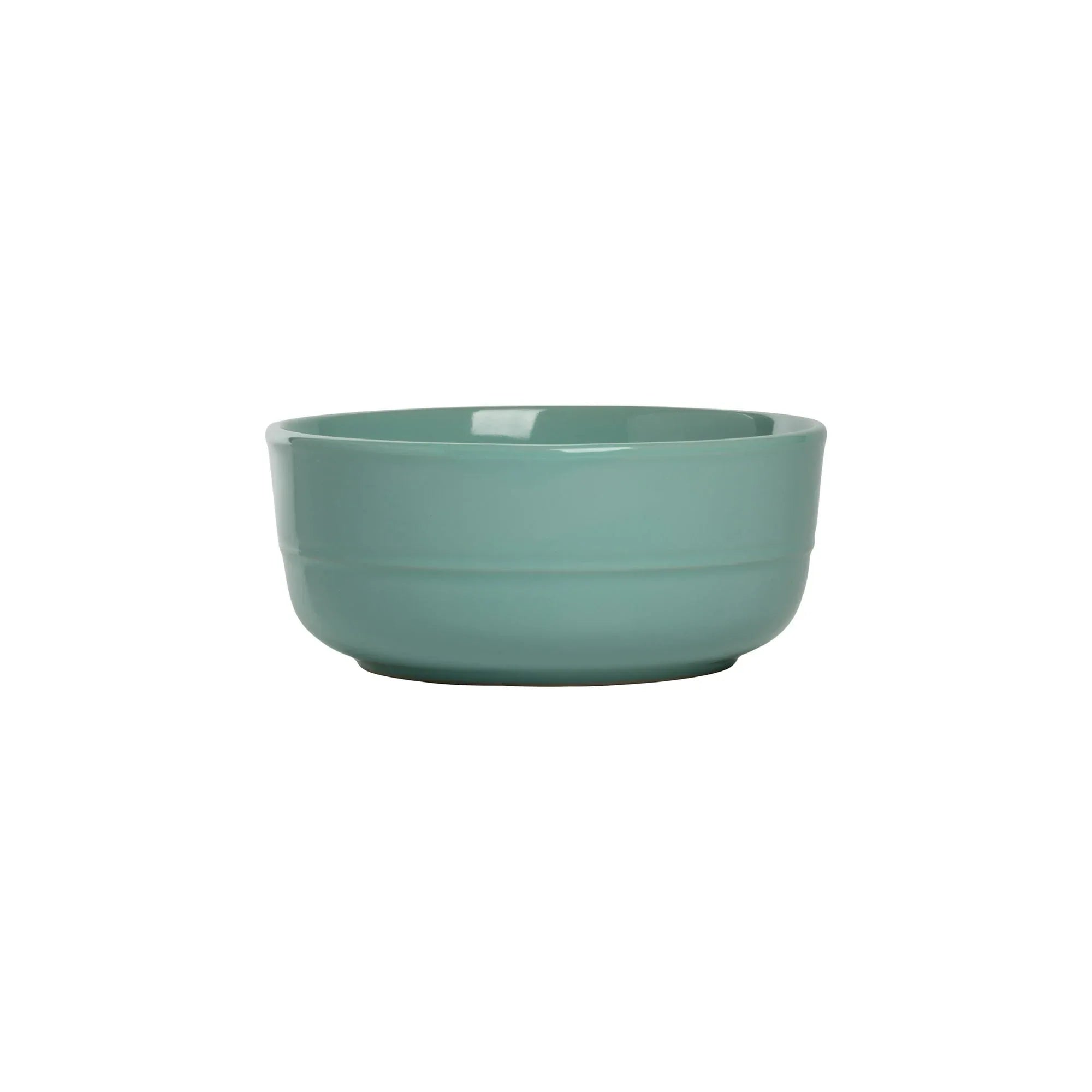 10 Strawberry Street Double Line 16 Piece Stoneware Dinnerware Set, Seafoam