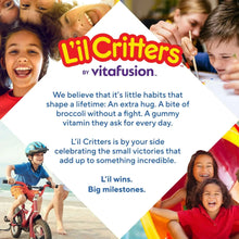 Lil Critters by vitafusion gummy multivitamin bottle with brand badge
