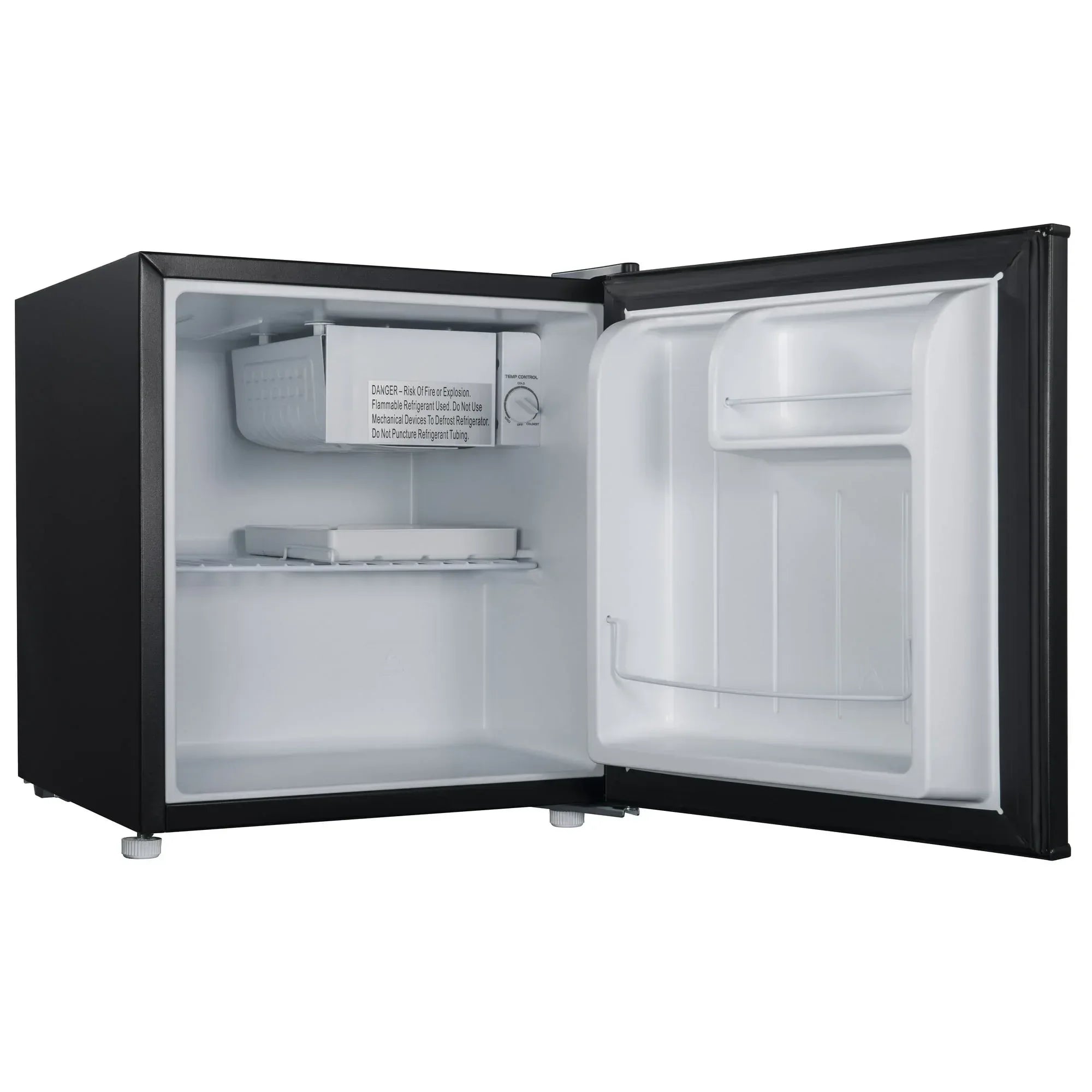 Galanz 1.7 Cu ft One-Door Mini Refrigerator, Black, New