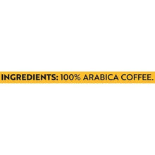 Gevalia K-Cup pods label: Ingredients 100% Arabica coffee