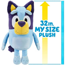 Super soft plush character with light blue body, purple ears, and yellow muzzle