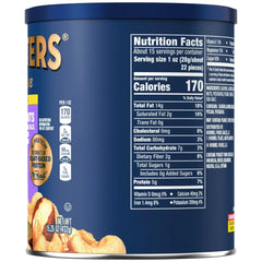 Planters Deluxe Mixed Nuts with Hazelnuts, Plant Based Protein, 15.25 oz Canister