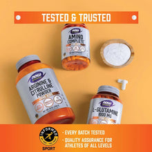 NOW Foods Sports L-Arginine Citrulline powder bottle with supplement label