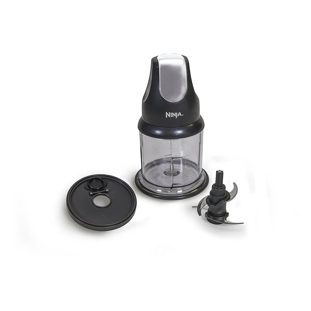 Ninja Express Chop 200 W Food Processor, Mince, Puree, One-Touch, Non-Slip Base, Dishwasher Safe, NJ100WM Black - USA MEGA SHOP