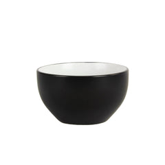 10 Strawberry Street 16-Piece Two Tone Coupe Dinnerware Set - Black/White