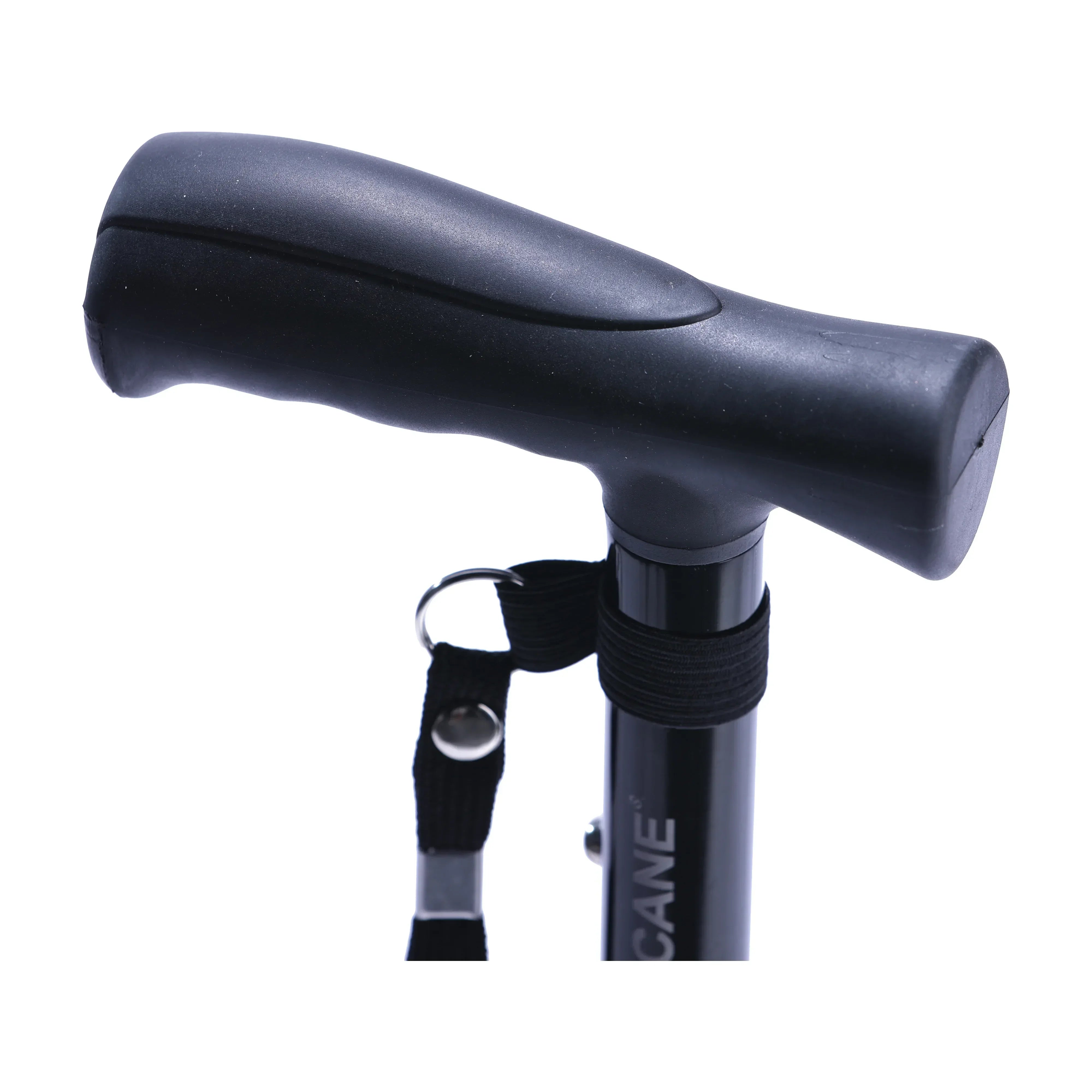 HurryCane Freedom Edition Folding Cane with T Handle, Black