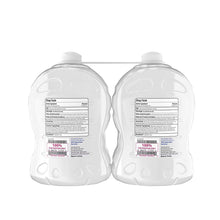 Liquid hand soap bottles, aloe vera formula, two-pack, back label info shown