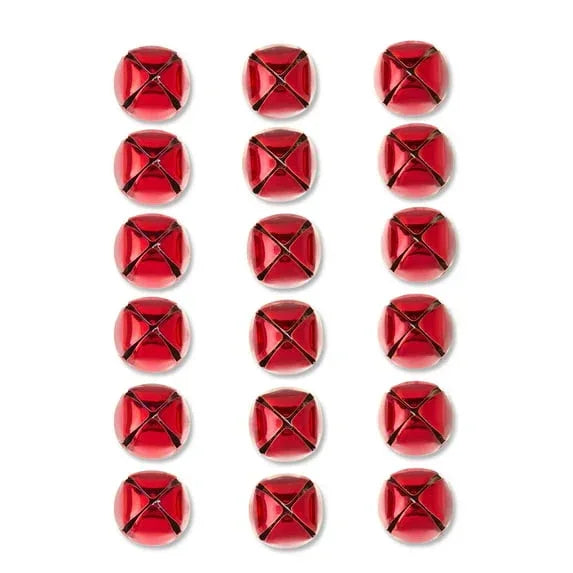 Red Shiny Metal Bell Christmas Ornaments, 1", 18 Count, by Holiday Time - USA MEGA SHOP