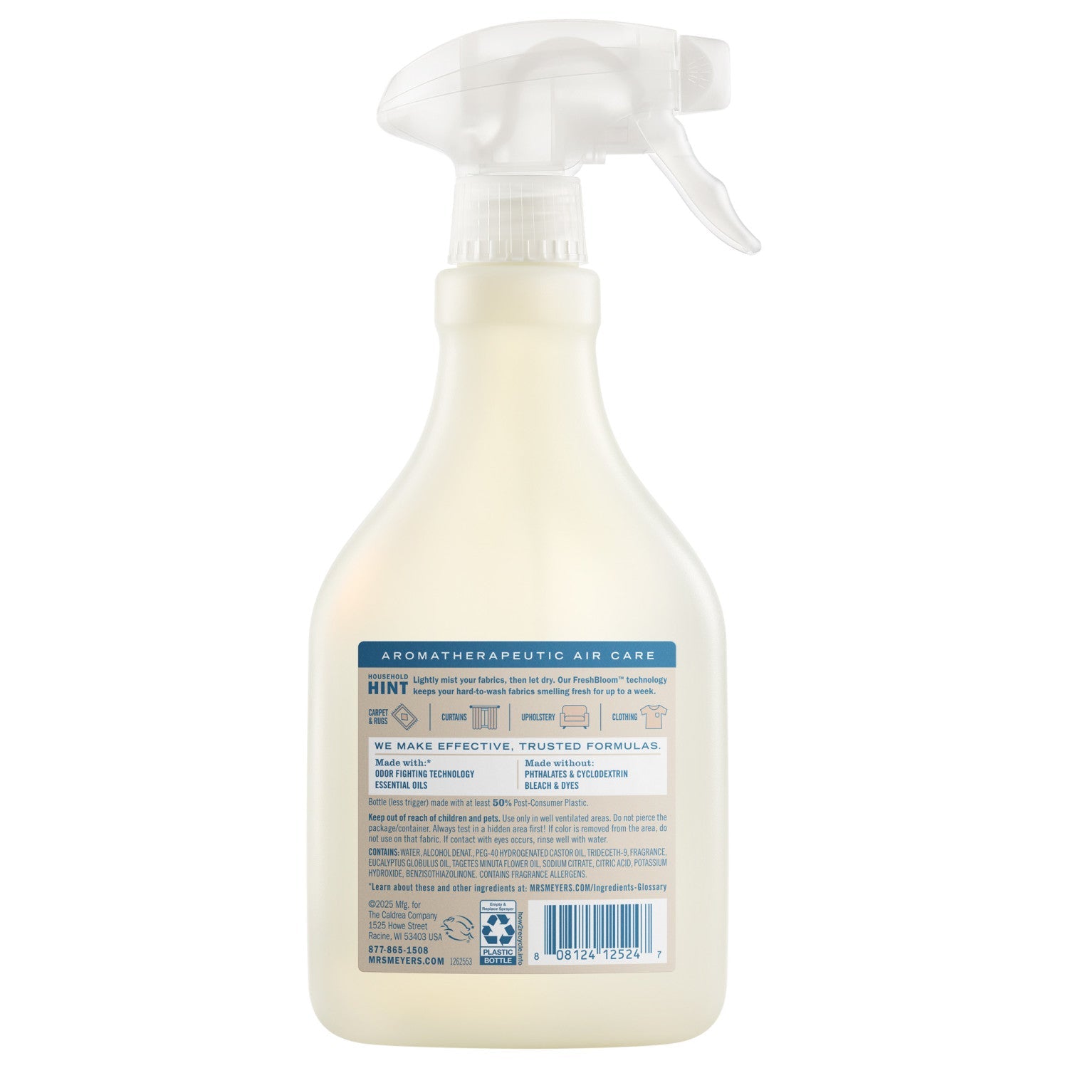 Mrs. Meyer’s Clean Day Fabric Freshener, Linen Scent, 20 fl oz