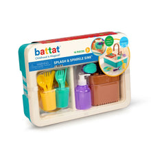 Battat Splash & Sparkle Sink toy set packaging with illustrated sink and dishes