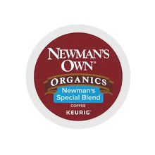Organic Special Blend K-Cup pod lid with Newman’s Own Organics logo and Keurig