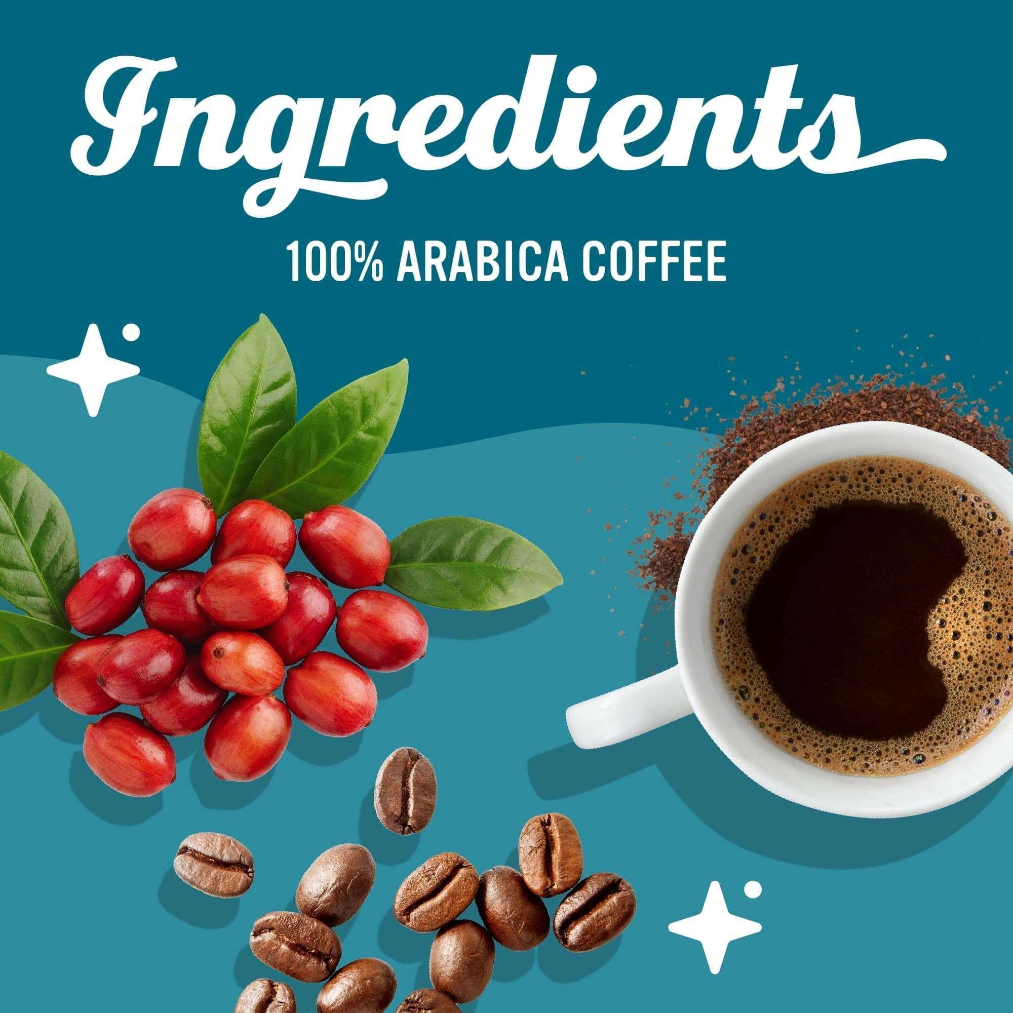 Caribou Coffee Caribou Blend Premium Medium Roast Whole Bean Coffee, Arabica, 12 oz