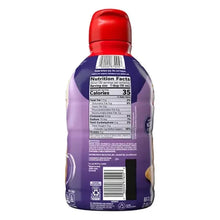 Italian sweet crème coffee creamer bottle back with nutrition facts and barcode