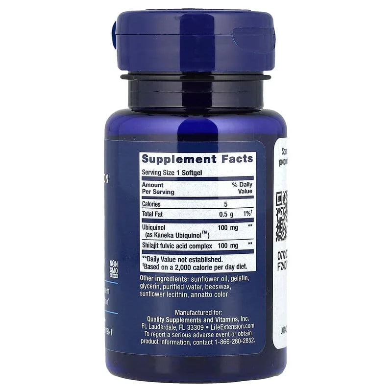 Life Extension, Super Ubiquinol CoQ10 with Enhanced Mitochondrial Support, Softgels