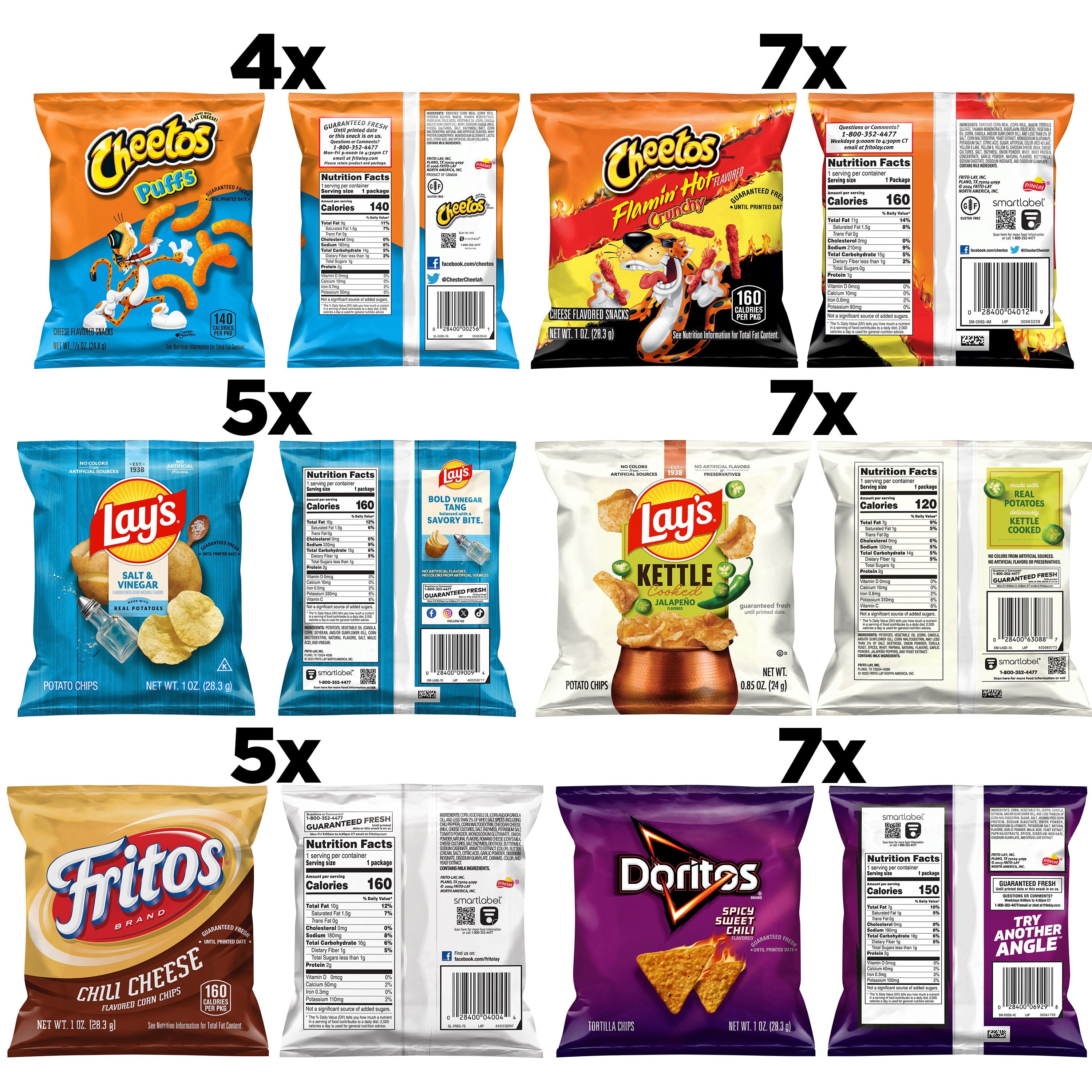 Frito Lay Bold Mix Variety Pack, (pack of 35)