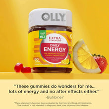 Vitamin B12 energy gummy bottle with berry-colored gummies and citrus slices