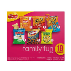 Family Fun Mix Variety Pack Snack Chips, 18 Count Multipack