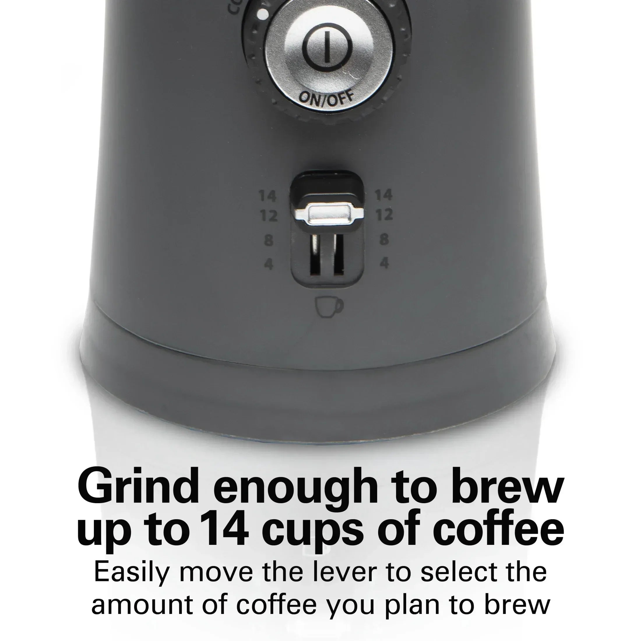 Hamilton Beach Custom Grind Electric Coffee Grinder, 14 Cups