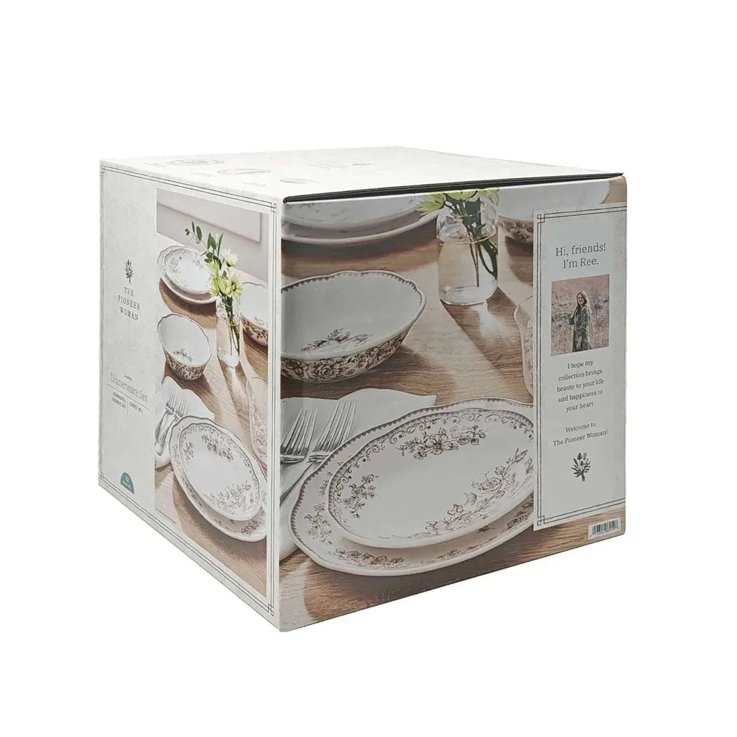 The Pioneer Woman Agatha 12-Piece Stoneware Dinnerware Set