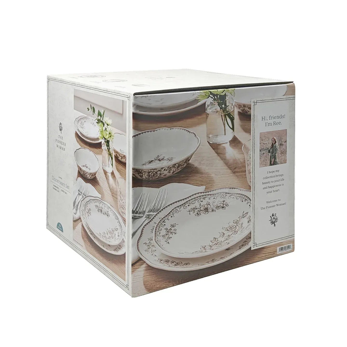 The Pioneer Woman Agatha 12-Piece Stoneware Dinnerware Set
