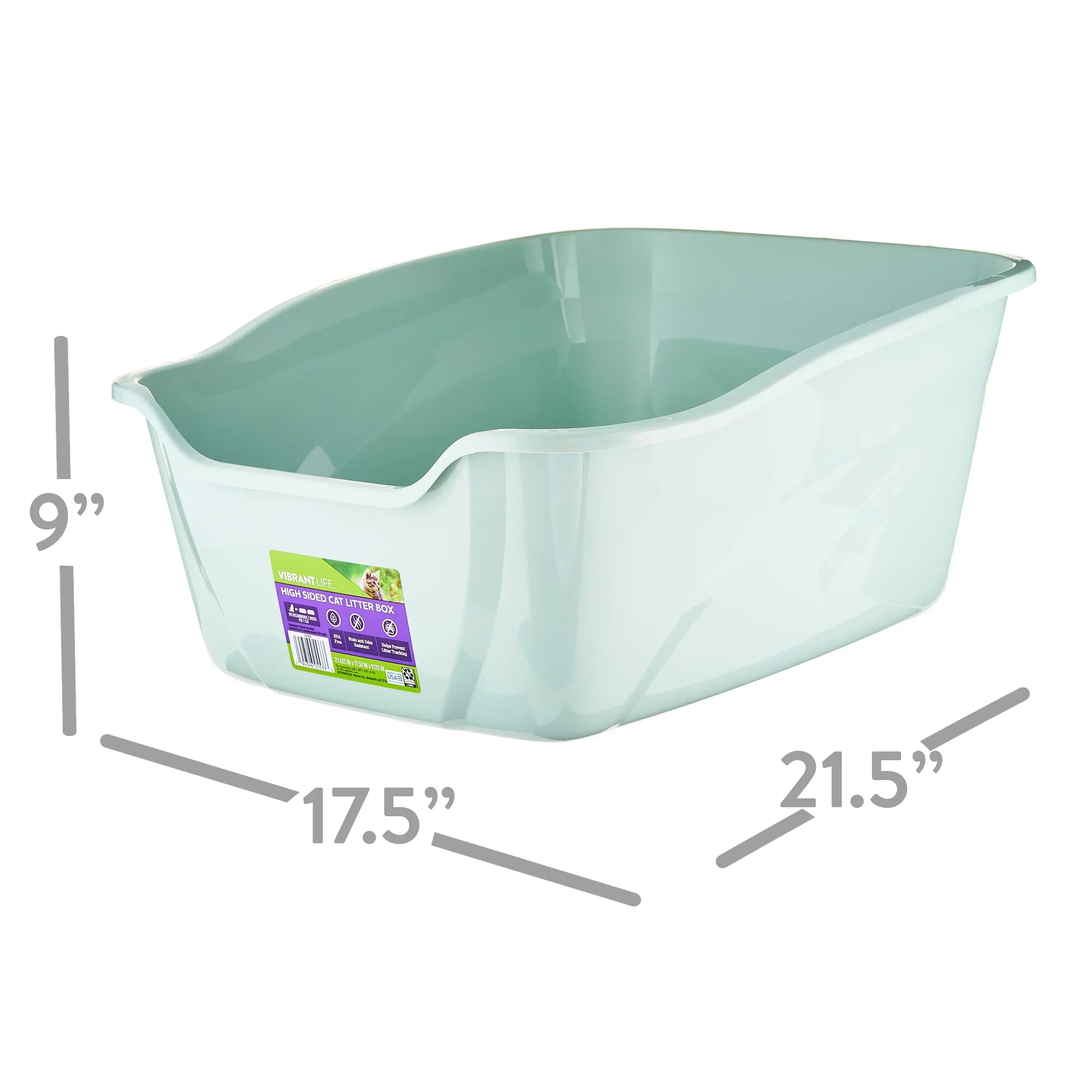 Van Ness Pets Odor Control Large Enclosed Cat Litter Box, Hooded, Pearl