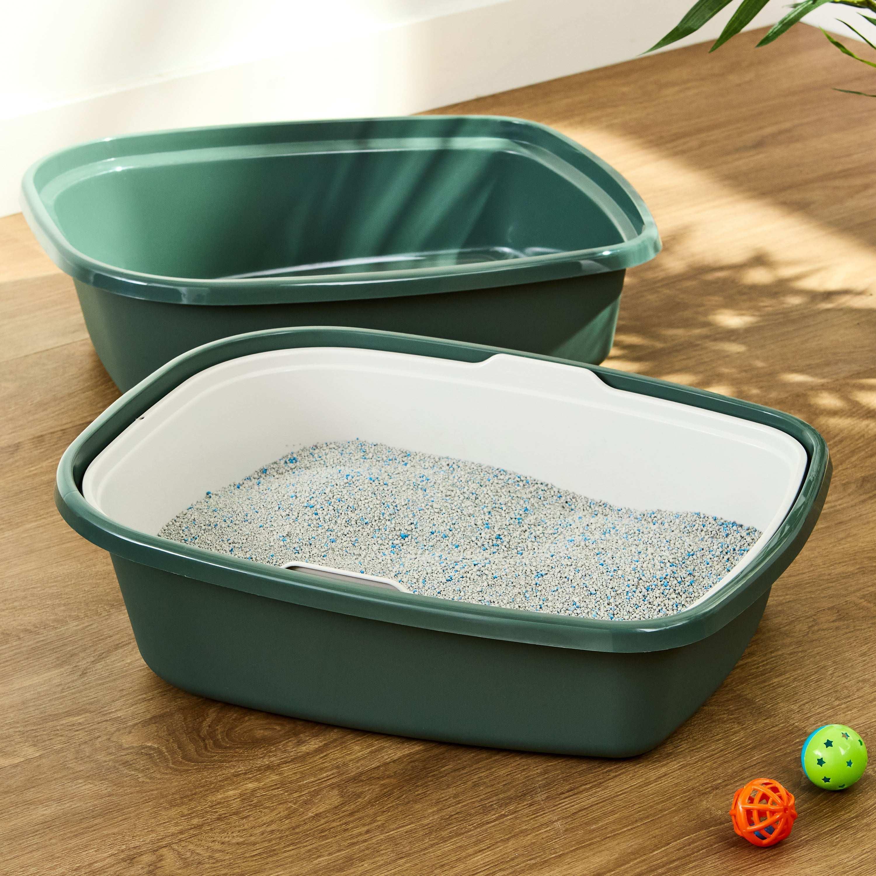 Vibrant Life Sifting Cat Litter Box, 3-Piece Set