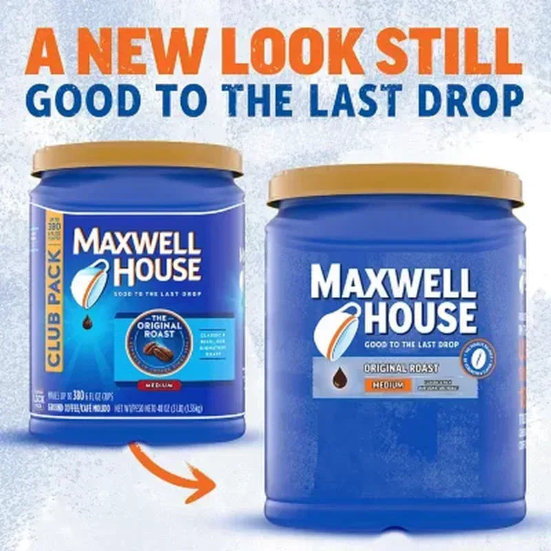 Maxwell House Original Roast Ground Coffee (48 Oz.)