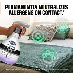 Clorox PURE Allergen Neutralizer Fabric and Carpet Spray, Nighttime Calm, 26 fl. oz. Spray Bottle