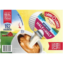 Land O'Lakes mini moo's half-and-half creamer box with 192 ct and creamer cup art