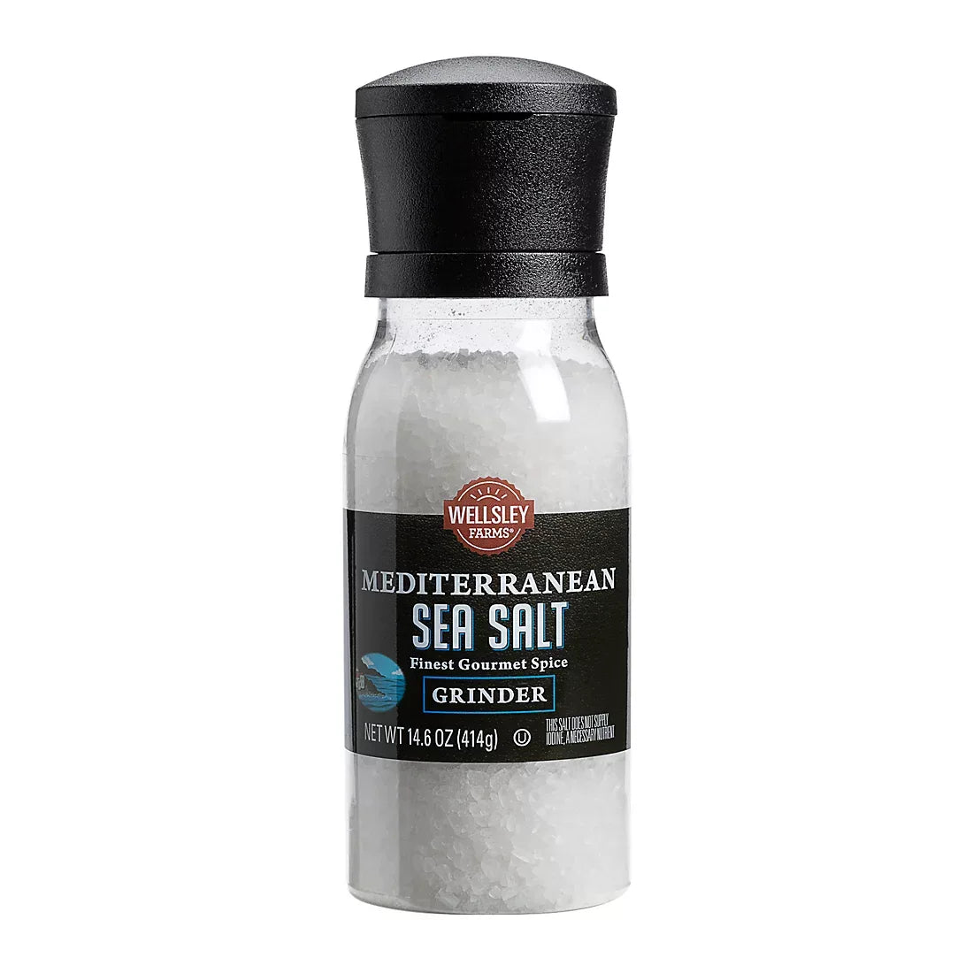 Wellsley Farms Mediterranean Sea Salt Grinder, 14.6 oz. - USA MEGA SHOP