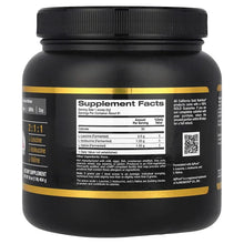 California Gold Nutrition Sport BCAA bottle back panel with Supplement Facts details