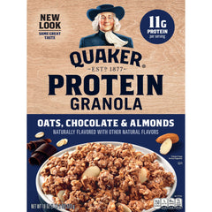 Quaker Protein Granola Oats Chocolate & Almonds, 18 oz Single Pack