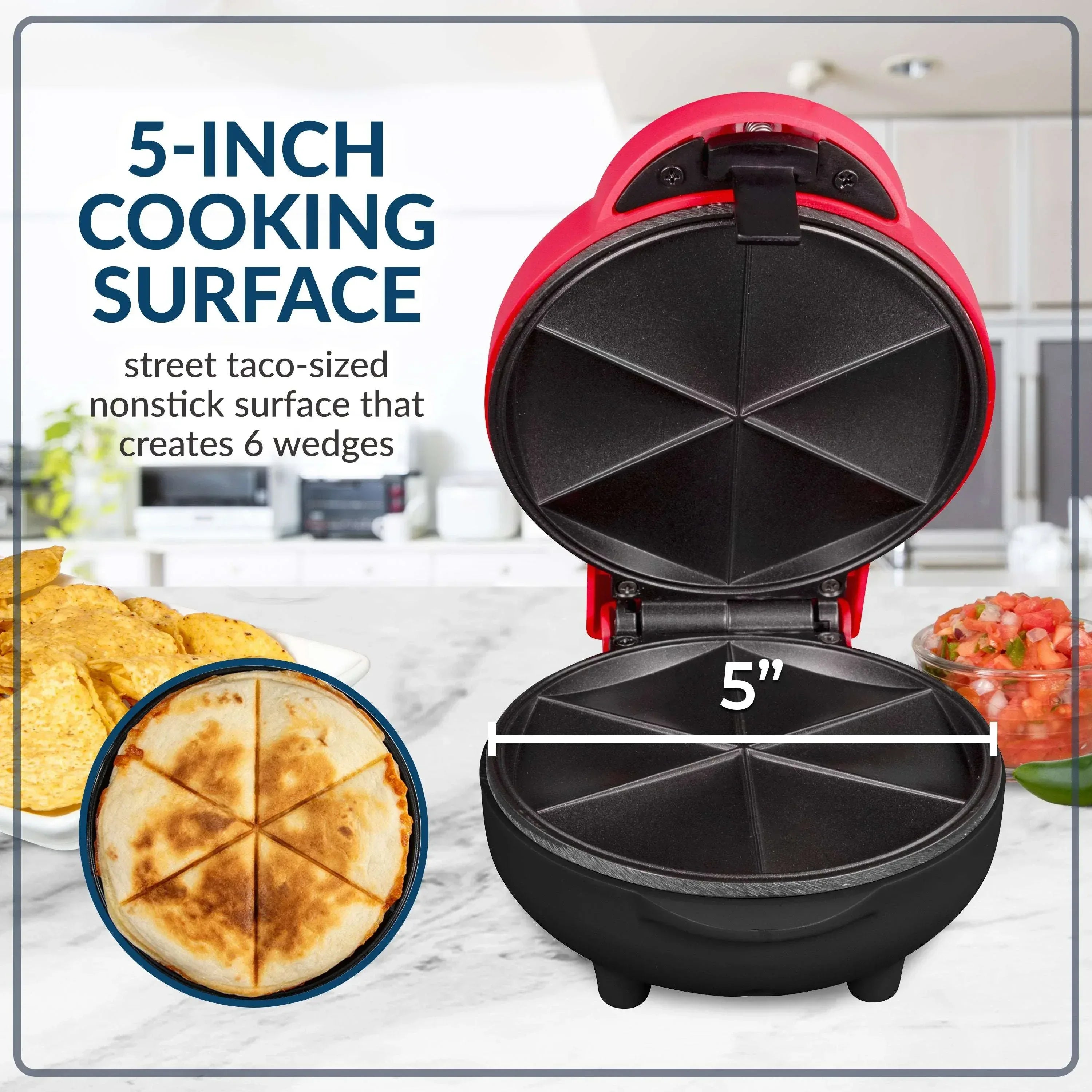 MyMini 550-Watt Street Taco Quesadilla Maker