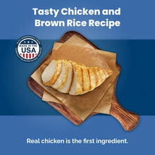 Blue Buffalo Life Protection Formula tasty chicken and brown rice recipe graphic